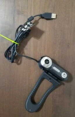 Logitech Fusion 1.3 MP Webcam Camera, Model V-UAR33, P/N 861196-0000, WORKS - Image 1 of 4