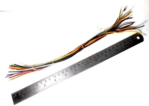 Cloth Covered 1940s' Tube Amp Guitar Hookup Solid Wire Harness AWG 22 13pc x1FT - Picture 1 of 2