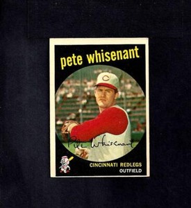 1959 TOPPS #14 PETE WHISENANT-5--REDS--NO CREASES--EX++