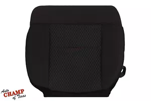 2007-2008 Ford F150 FX4 - Driver Side Bottom Replacement Cloth Seat Cover Black - Picture 1 of 12
