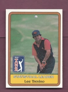 RAZOR SHARP 1981 DONRUSS GOLF LEE TREVINO STATISTICAL LEADER ROOKIE .99 SH Q853 - Picture 1 of 2