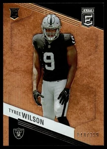 Neumático de fútbol americano Donruss Elite 2023 Wilson novato naranja #/399 Las Vegas Raiders - Imagen 1 de 2
