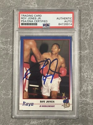 1991 Kayo #116 Roy Jones Jr Signed Rookie Card Autograph RC Auto PSA - Image 1 of 2