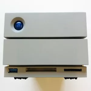 Used LaCie 2Big Dock Thunderbolt 3 28TB STGB28000400 Free Shipping - Picture 1 of 5