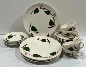 Blue Ridge Southern Potteries Standhome Ivy Dish Set Vintage MCM 20 Piece - Picture 1 of 21
