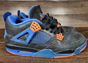 Jordan 4 Retro Cavs 2012 Men's Size 11.5 Black Blue Orange (NO BOX) - Picture 1 of 4