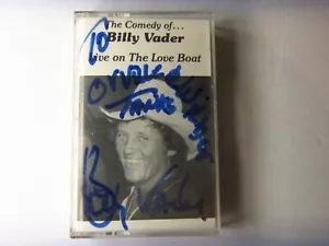 CINTA DE CASSETTE BILLY VADER DE COLECCIÓN FIRMADA AUTÓGRAFO - Imagen 1 de 3