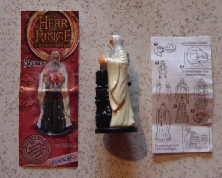 "Herr der Ringe II" 2002 Variante SARUMAN LEUCHTKUGEL mit BPZ und ZBA - Bild 1 von 1