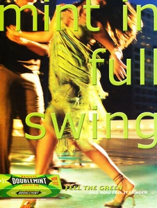 GOMMA DOUBLEMINT DI WRIGLEY'S AD #05 MAGAZINE promo AD 2002 - Foto 1 di 1