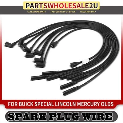 9x Spark Plug Wire Sets for Ford Mustang E-100 Econoline E-200 Econoline Bronco - Image 1 of 4