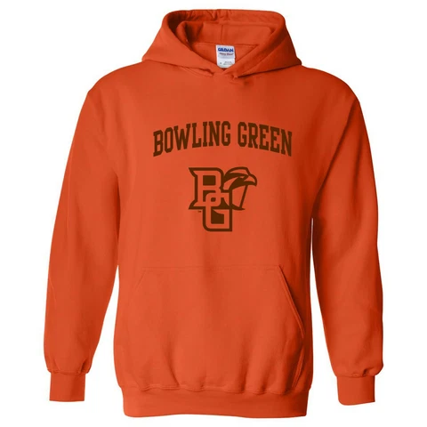 Bowling Green State Arch Logo Hooded Sweatshirt - Orange Cover