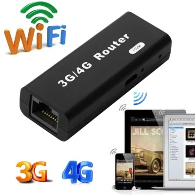 Mini Portable 3G/4G Wireless USB WiFi Hotspot Router AP 150Mbps 802.11b/g/n RJ45 - Image 1 of 4