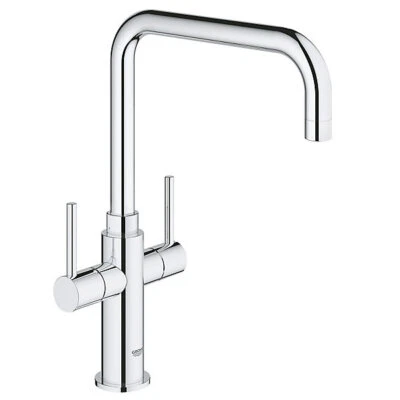 Grohe Ambi Cosmopolitan Chrome Effect Single Channel Kitchen Monobloc Tap - Image 1 of 3