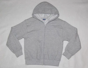 HEATHER GRAY BOYS Hoodie SWEAT JACKET S 6-7 L 10-12 XL 14-16 POCKETS - Picture 1 of 1