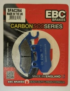SYM ALLO CROX SIMPLY MASK ORBIT 50cc 125cc - EBC SFAC264 CARBON FRONT BRAKE PADS - Picture 1 of 2