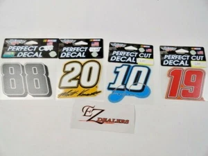NASCAR Perfect Cut Decal 4-Pack: Dale Jr., Matt Kenseth, Danica Patrick, Carl E. - Picture 1 of 5
