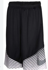 NWT NIKE ELITE Dri BOYS Reveal BASKETBALL SHORTS Black/White - Picture 1 of 4