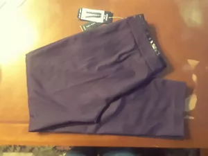 NEU Larry Levine auberginenfarbene Damenhose knöchellang 6 neu mit Etikett UVP $ 60 - Bild 1 von 3