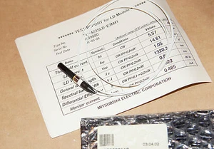 1X FU-423SLD-E3M41 1.3 um Laser Diode MODULE Single Mode FIBER Pigtail Mitsubis - Picture 1 of 5