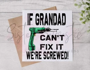 Personalised Birthday Card For Grandad, Father’s Day Greetings Card - Picture 1 of 1