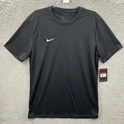 Nike Dri-FIT Park Soccer Jersey Mens Large Black BV6710 Football Shirt Athletic - Image 1 of 4