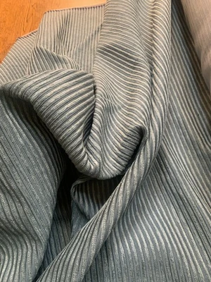 Tela de tapicería de diseño de seda vintage Scalamandre azul verde “Stoddard” Foto 1 de 2