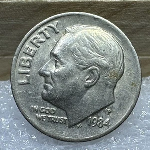 1984 P Roosevelt Dime ~ Errors - Picture 1 of 3