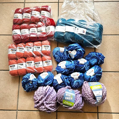 Unbenutzte, neue ca .2250 g Wolle Konvolut - Bild 1 von 4