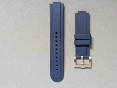 Tudor Pelagos Rubber Strap Blue 22mm Used with Buckle Trace - Image 1 of 4