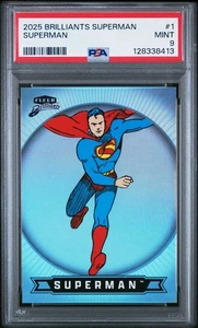 Fleer Brilliants Superman 1 Superman 2025 PSA como nuevo 9 - Imagen 1 de 2
