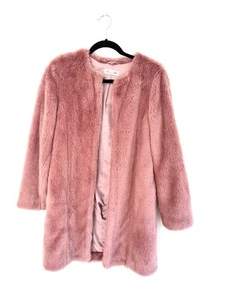 Alannah Hill faux fur “Appetite For Beauty Coat” Size Small 6 8 PINK Hardly Worn - Picture 1 of 6
