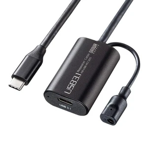 Sanwa Supply 5m Verlängerung USB3.1 Typ C-Typ C Aktiv Repeater Kabel KB-USB-RCC3 - Bild 1 von 7
