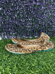 Tieks by Gavrieli Mujer Ballet Planas Talla 6 Marrón Leopardo Animal Estampado Cuero - Imagen 1 de 7