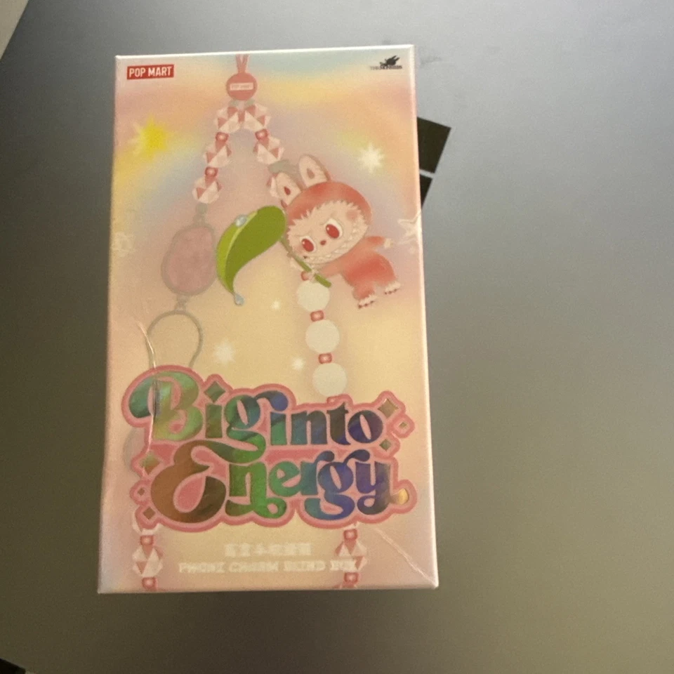 100% Auth POP MART Labubu The Monsters Big Into Energy *PHONE CHARM LUCK - Image 1 of 3