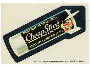 1975 Topps Wacky Packages 15th Series 15 CHEAP STICK LIP BOMB nm - Bild 1 von 1