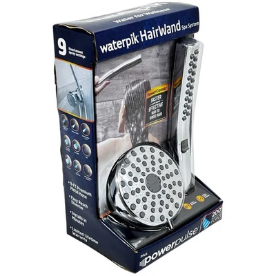 Sistema de spa Waterpik HairWand - NUEVO cabezal de ducha portátil | Cromo Foto 1 de 4