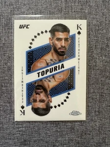2025 Topps cromo UFC ILIA TOPURIA #KAQ-6 ESTUCHE REYES Y REINAS HIT SSP COMO NUEVO+ - Imagen 1 de 2