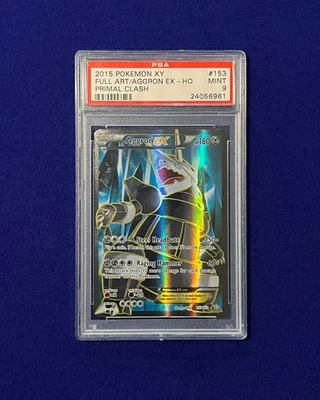 PSA 9 Aggron Ex #153 XY Primal Clash 2015 Pokemon MINT - Image 1 of 3