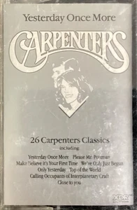 THE CARPENTERS~YESTERDAY ONCE MORE~ 1984 EMI XDR DOUBLE PACK AUDIO CASSETTE - Picture 1 of 4