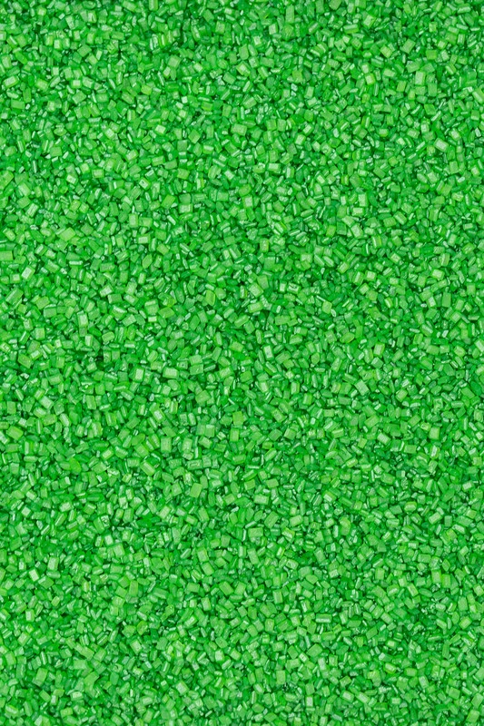 SPRINKLY - Sparkling Sugar - Green - Edible Cake Sprinkles - Image 1 of 2