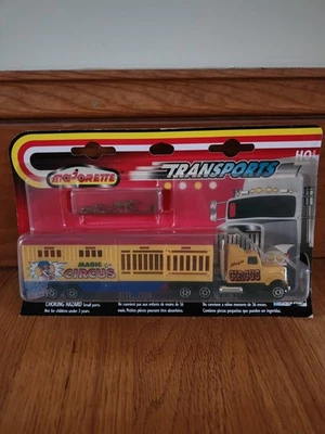VINTAGE "MAJORETTE "CIRCUS SEMI TRUCK" MADE IN FRANCE"HO SCALE " W/ANIMALS "A... - Image 1 of 2