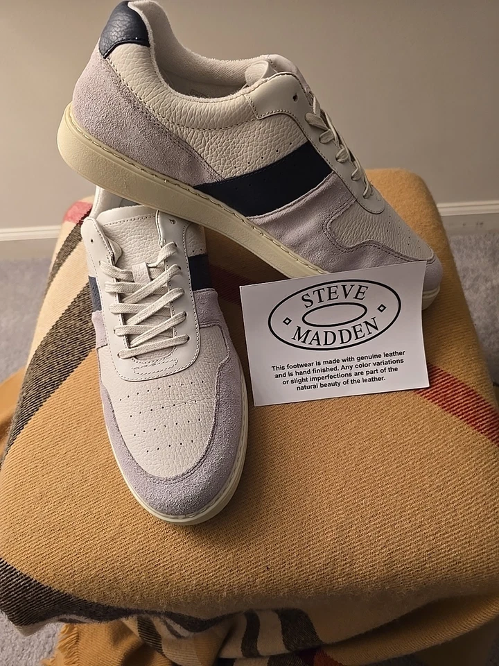 Tenis informales de cuero para hombre Steve Madden Foto 1 de 4