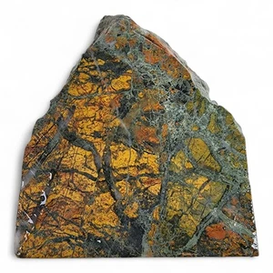 Jasper Yellow Green Faced Rough Oregon 328.2 grams. - Picture 1 of 4