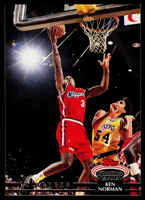 Ken Norman, 1992-93 Stadium Club, #48, Los Angeles Clippers, - Image 1 of 2