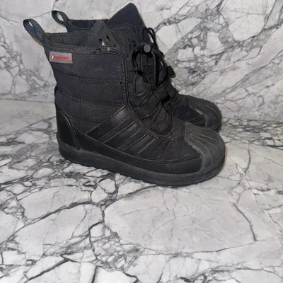 Adidas Kids 12K Black Primaloft Snow Boots  - Image 1 of 4