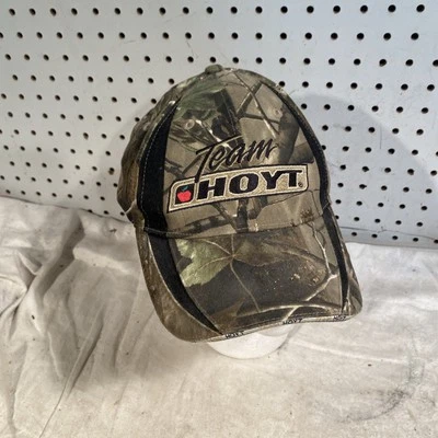 Gorra de béisbol Team Hoyt tiro con arco camuflada caza para hombre con correa trasera genuina Foto 1 de 4