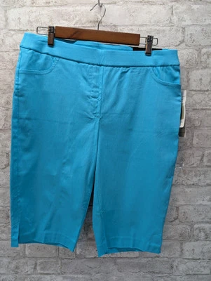 Alfred Dunner Allure Slimming Waistline Shorts Size 10 - Image 1 of 4