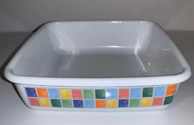 Villeroy & Boch TWIST ALEA 8” Square Baking Dish Discontinued Pattern - Image 1 of 4