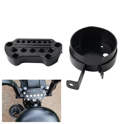 Seite Tacho Halterung Umzug Anzeige Clamp Für Harley Sportster XL 883 - Image 1 of 4