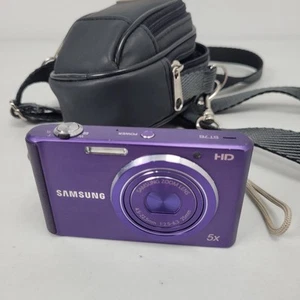Rare Purple Samsung ST76 HD 16.1MP 5x Handheld Optical Zoom Digital Camera - Picture 1 of 11